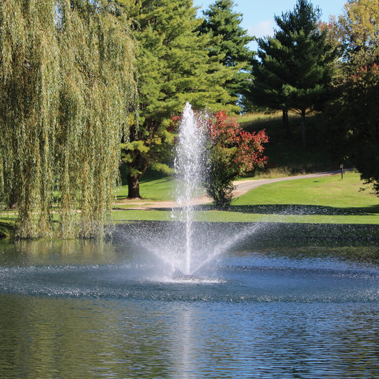 South-Central Kansas we install pond aeration fountain & waterfall features